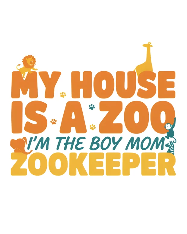Boy Mom t-shirt design idea 3 for print on demand