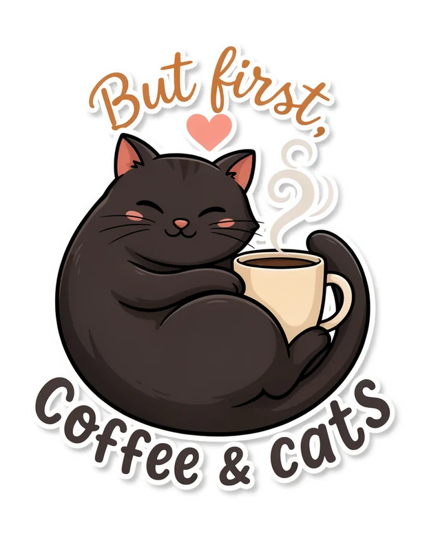 Cat Mom t-shirt design idea 5 for print on demand