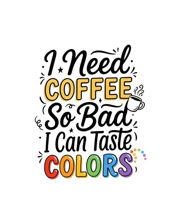 Coffee Lover t-shirt design idea 3 for print on demand