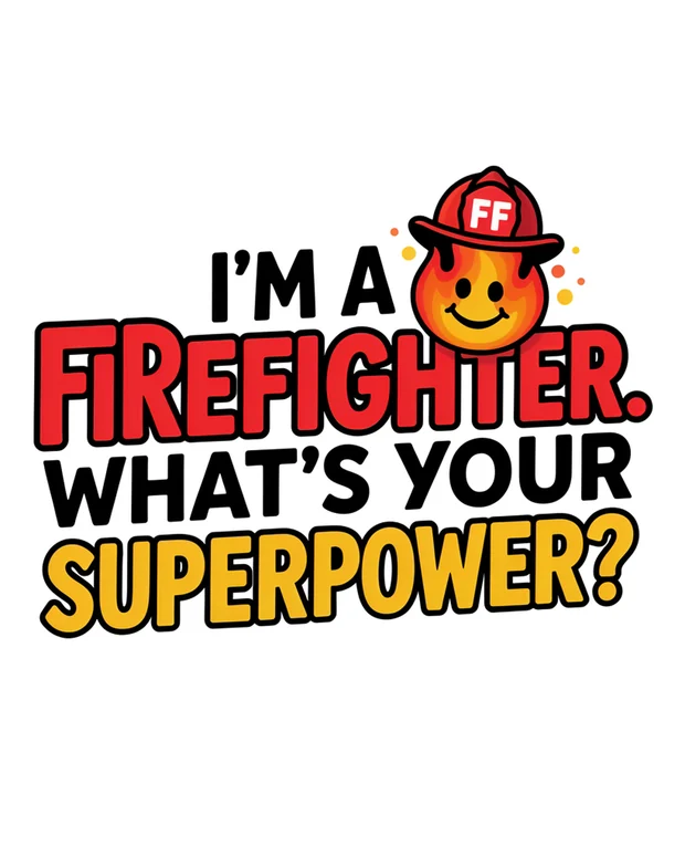 Firefighter t-shirt design idea 3 for print on demand