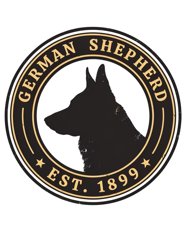 German Shepherd t-shirt design idea 4 for print on demand