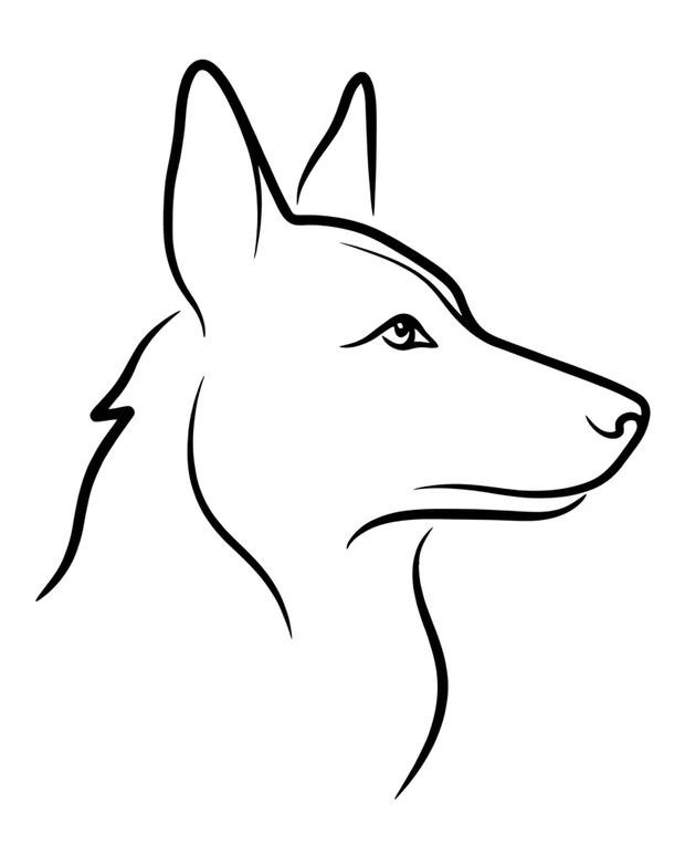 German Shepherd t-shirt design idea 5 for print on demand