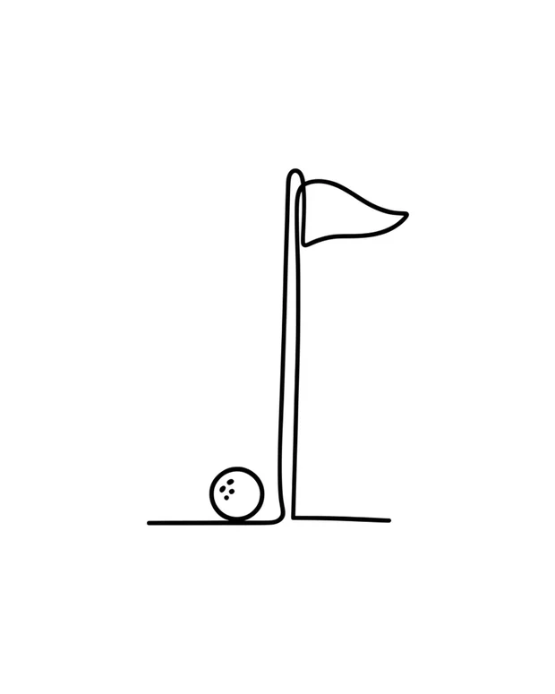 Golf t-shirt design idea 5 for print on demand