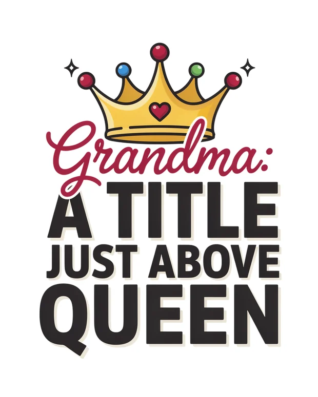 Grandma t-shirt design idea 3 for print on demand