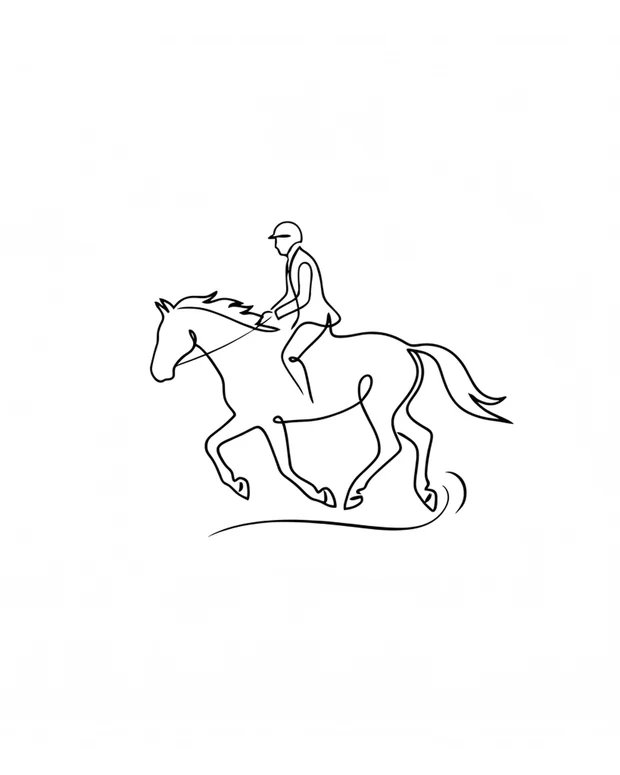 Horse t-shirt design idea 5 for print on demand