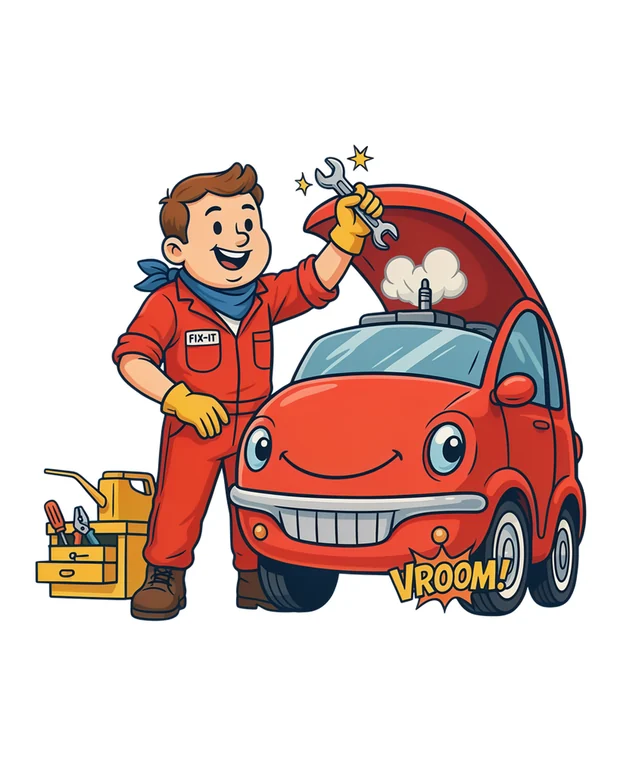 Mechanic t-shirt design idea 2 for print on demand