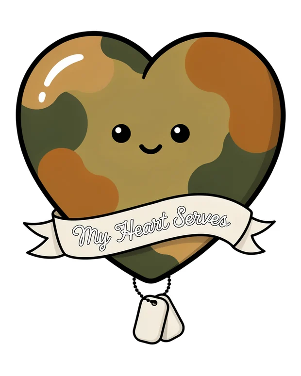 Military Mom t-shirt design idea 2 for print on demand