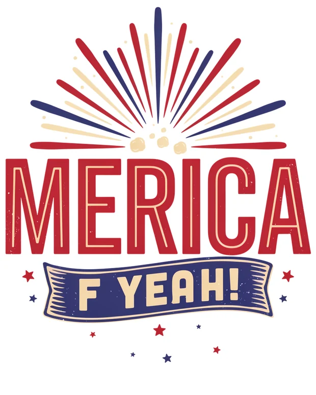 Patriotic USA t-shirt design idea 3 for print on demand