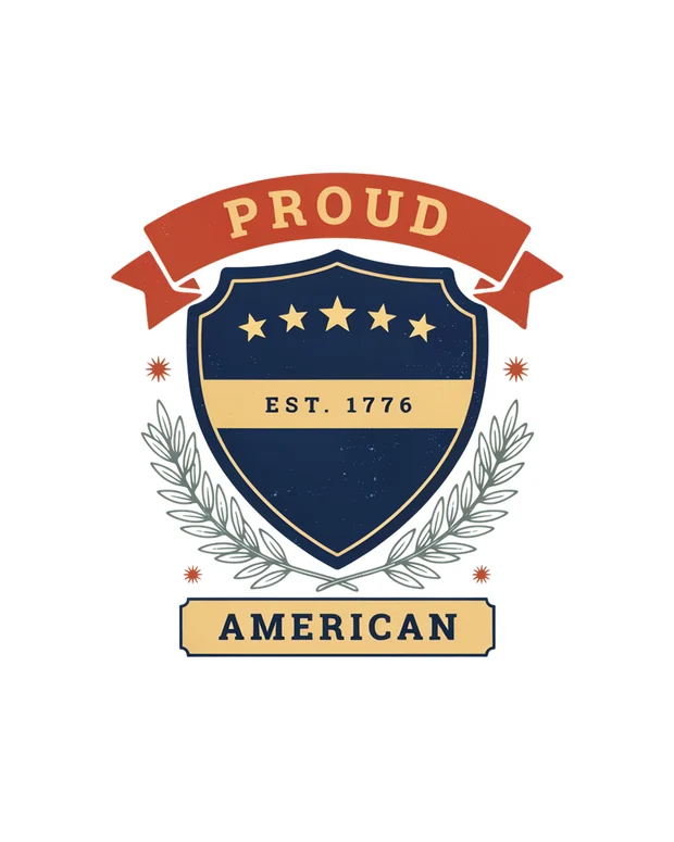 Patriotic USA t-shirt design idea 4 for print on demand