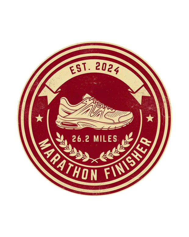 Running t-shirt design idea 4 for print on demand