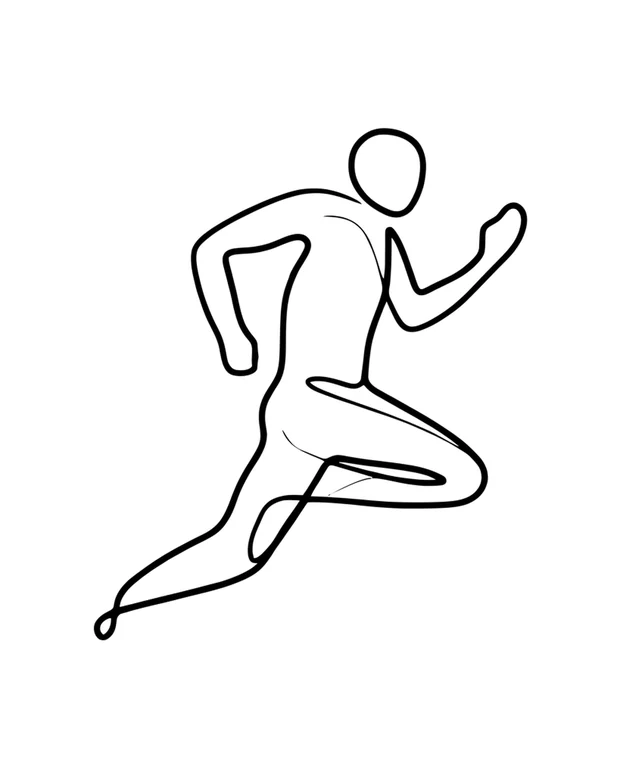Running t-shirt design idea 5 for print on demand
