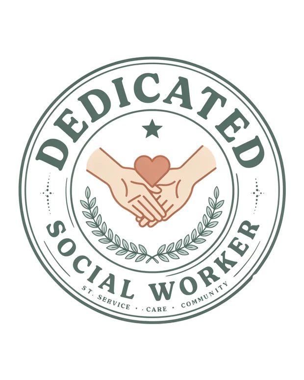 Social Worker t-shirt design idea 4 for print on demand