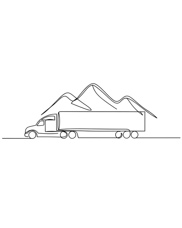 Trucker t-shirt design idea 5 for print on demand